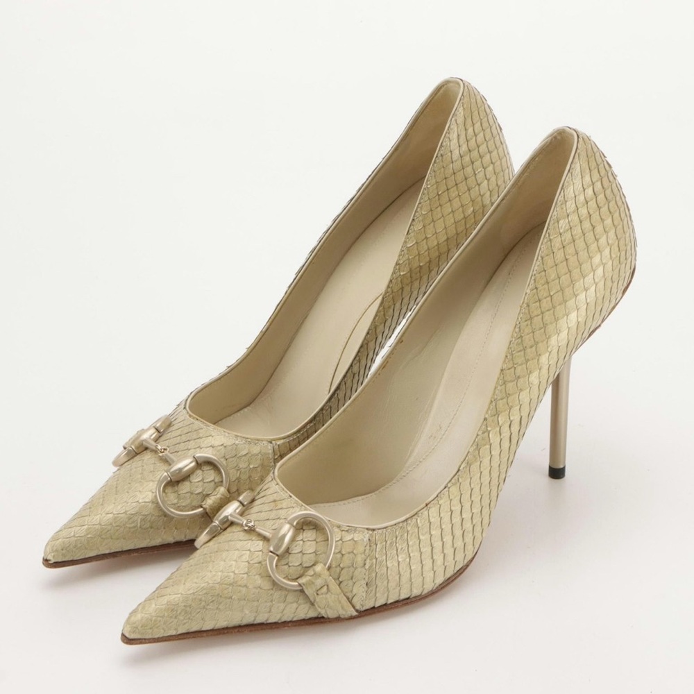 Elegant Beige Stiletto Heels